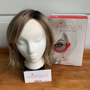 Ellen Wille Lucky Hi Wig in Sand Rooted: Lace Front and Mono Part Mid Length